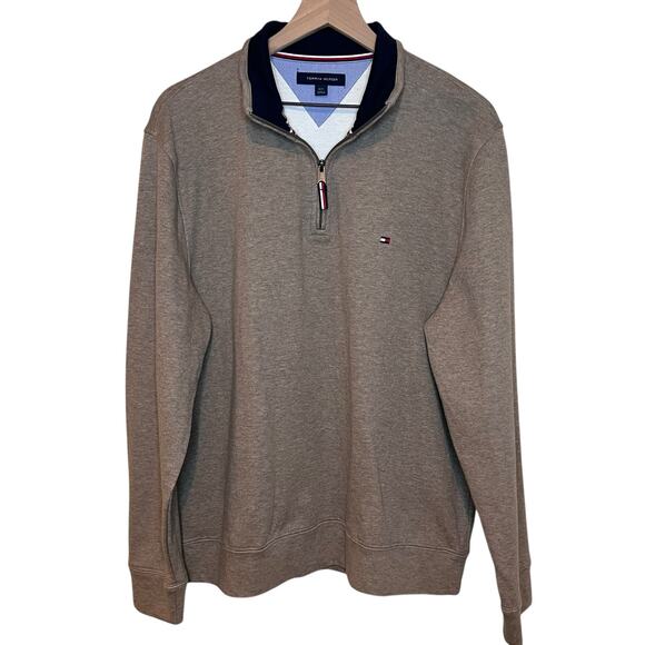 Tommy Hilfiger Quarter Zip Pullover Size Large - Picture 1 of 5